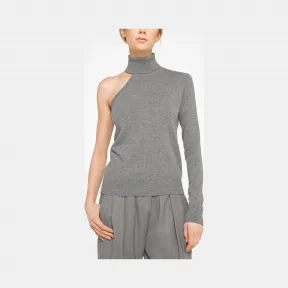迈克高仕/Michael Kors 翻领单肩羊绒针织衫 639AKJ907704