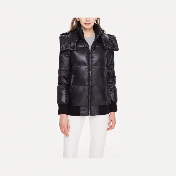 迈克高仕/Michael Kors 女士 中长款高领棉服 77T4306M82001