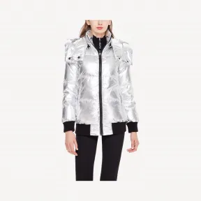 迈克高仕/Michael Kors 女士 中长款高领棉服 77T4306M82042