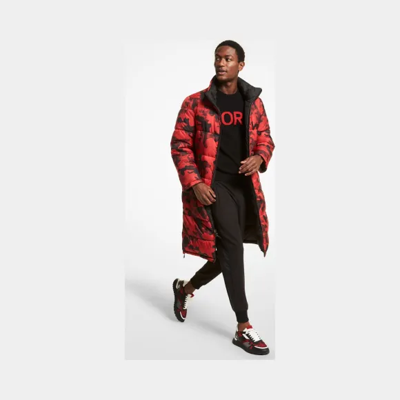 迈克高仕/Michael Kors 双面迷彩羽绒服 CR1202F4CT-0001