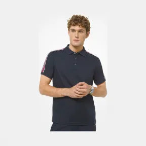 迈克高仕/Michael Kors 徽标饰带棉质 Polo 衫 CS1506L21N-0436