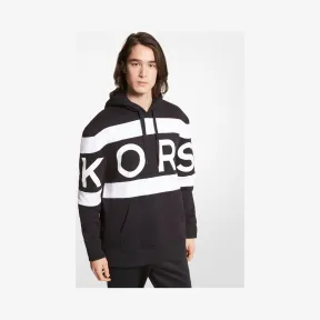 迈克高仕/Michael Kors 徽标棉混纺连帽衫 CS250T323G-0100