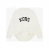 迈克高仕/Michael Kors 针织 Logo 长袖 女士 白色 长袖衫 MF260FNCSN110