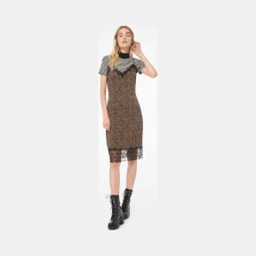 迈克高仕/Michael Kors 女士 蕾丝拼接吊带裙 MF98YNHCJR211