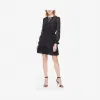 迈克高仕/Michael Kors 女士 波点设计蕾丝雪纺裙 MF98Z7L7YH001