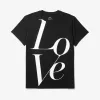 迈克高仕/Michael Kors 女士 LOVE 字母装饰短袖 T 恤 MH95MJ797J001