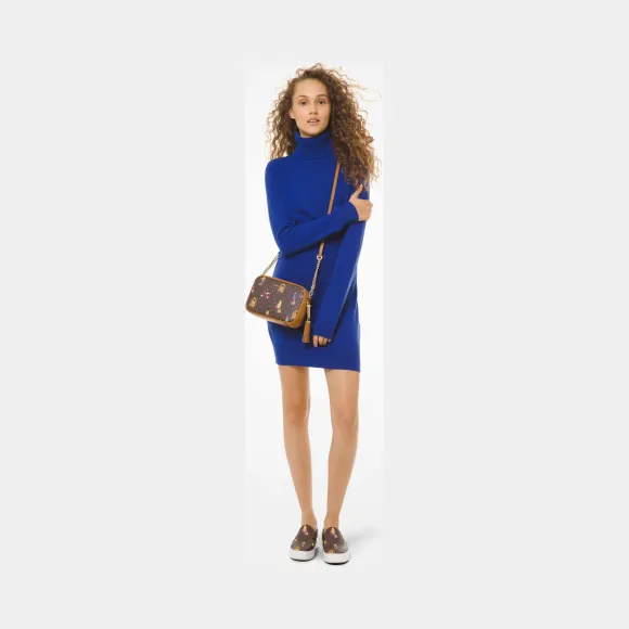 迈克高仕/Michael Kors 女士 高领长袖针织裙 MH98ZNNCSN489