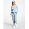 迈克高仕/Michael Kors 抽绳有机棉混纺慢跑裤 MS1301O23G-0407