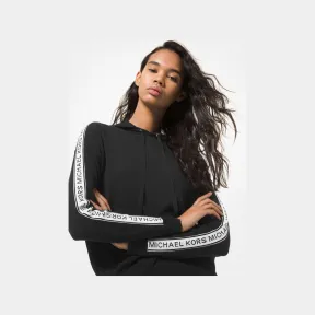 迈克高仕/Michael Kors 徽标带弹力粘胶连帽衫 MU06PESBVC-0001