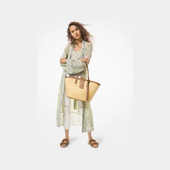 迈克高仕/Michael Kors 佩斯利乔其纱和服 MU08ZW3EYR-0350