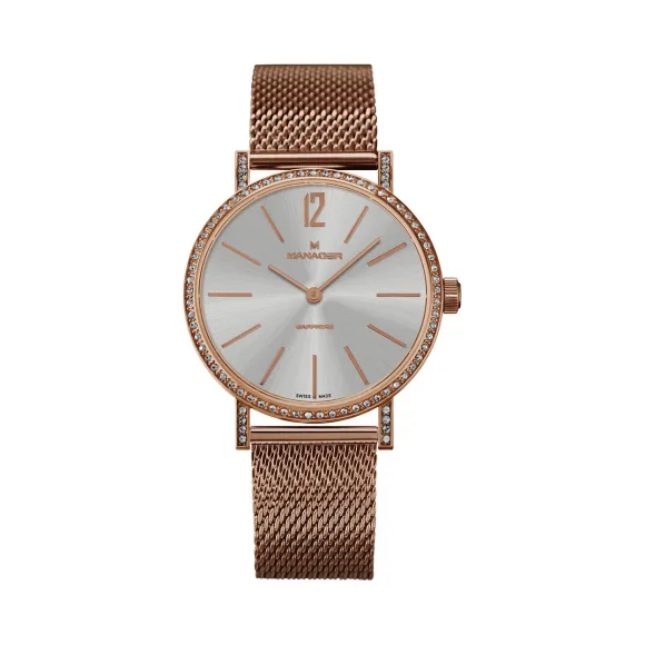 曼尼爵/Manager 316L 精钢 石英机芯 MAN-PA-03-RM