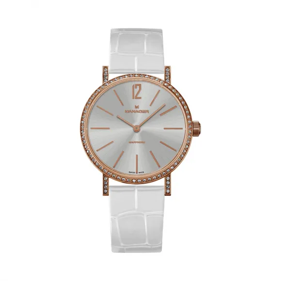 曼尼爵/Manager 316L 精钢 石英机芯 MAN-PA-04-RL