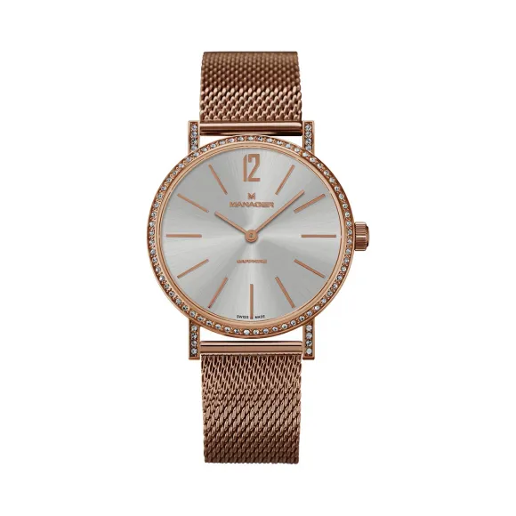 曼尼爵/Manager 316L 精钢 石英机芯 MAN-PA-04-RM