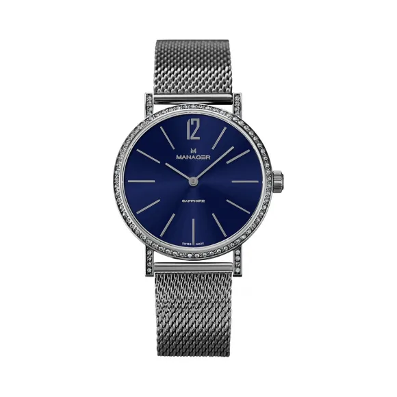 曼尼爵/Manager 316L 精钢 石英机芯 MAN-PA-07-ST