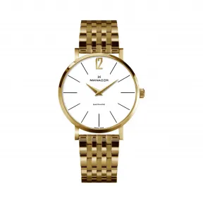 曼尼爵/Manager 316L 精钢 石英机芯 MAN-PS-01-GM