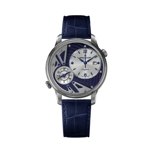 曼尼爵/Manager 316L 精钢 石英机芯 MAN-TR-01-SL