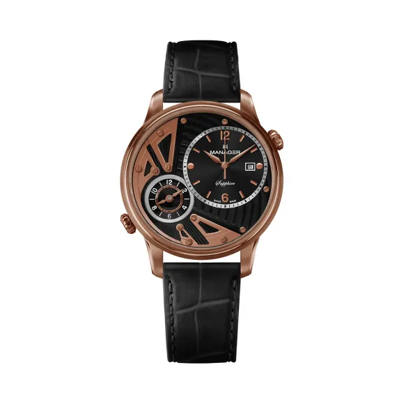 曼尼爵/Manager 316L 精钢 石英机芯 MAN-TR-05-RL