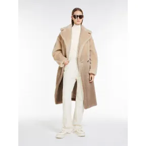 麦丝玛拉/Max Mara 羊毛和羊驼毛泰迪熊图标大衣 1011034106001