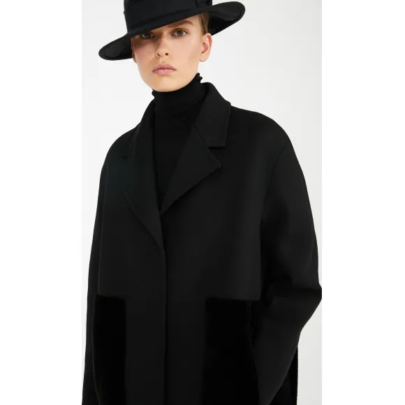 麦丝玛拉/Max Mara 黑色 大衣 1016049506001