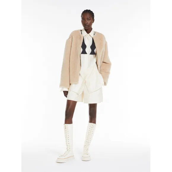 麦丝玛拉/Max Mara [Panno] 泰迪熊圆领夹克 1081024106024