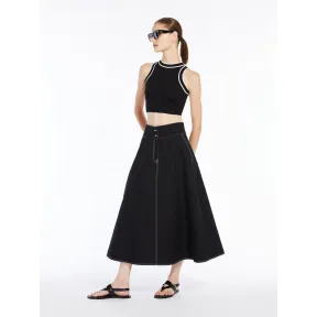 麦丝玛拉/Max Mara [Yamato] 棉麻喇叭裙 1101014206002