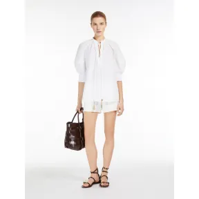 麦丝玛拉/Max Mara 棉质灯笼袖衬衫 1111044206001