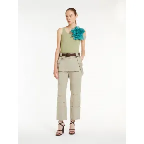 麦丝玛拉/Max Mara 罗纹粘胶纤维上衣 1361074206003