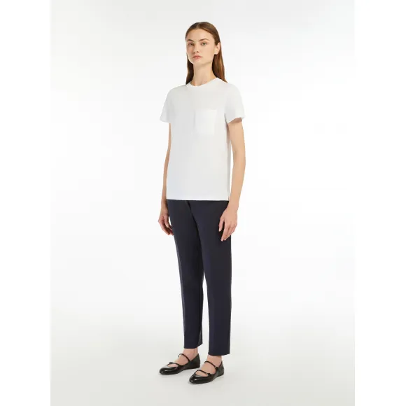 麦丝玛拉/Max Mara 【木瓜】纯棉平纹布T恤 1946014106001