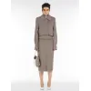 麦丝玛拉/Max Mara [Atollo] 弹力羊毛铅笔裙 2101024106020
