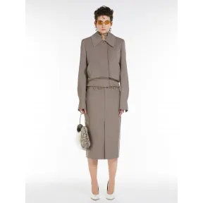 麦丝玛拉/Max Mara [Atollo] 弹力羊毛铅笔裙 2101024106020