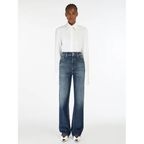 麦丝玛拉/Max Mara [Tasso] 棉质牛仔长裤 2186094506007