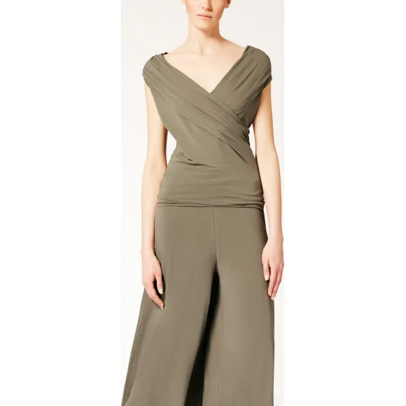 麦丝玛拉/Max Mara kaki T恤 3971076606006