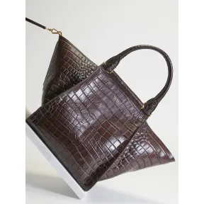 麦丝玛拉/Max Mara aubergine 手提袋 4516129706009