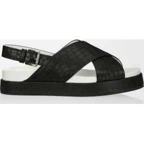 麦丝玛拉/Max Mara 黑色 凉鞋 4521056106004