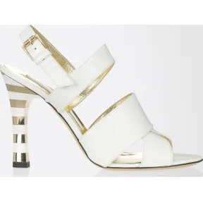 麦丝玛拉/Max Mara 白色 凉鞋 4521376106001