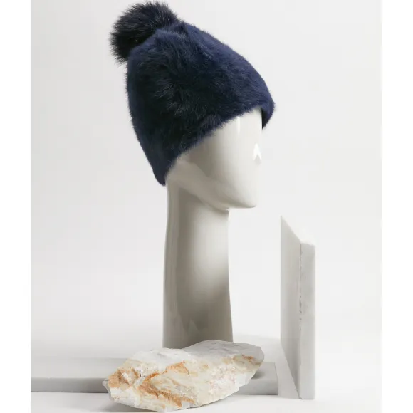 麦丝玛拉/Max Mara 深蓝色 针织帽 4576099306004