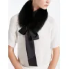 麦丝玛拉/Max Mara 黑色 毛领 4586017906003