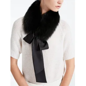 麦丝玛拉/Max Mara 黑色 毛领 4586017906003