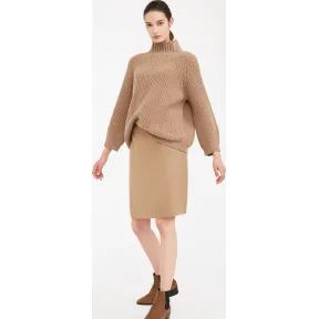麦丝玛拉/Max Mara 驼色 喇叭裙 5106019306001