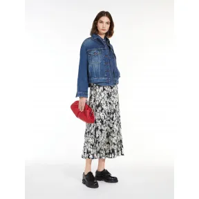 麦丝玛拉/Max Mara [Pagano] 科技斜纹百褶裙 5106024106004