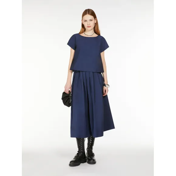 麦丝玛拉/Max Mara [Zarda] 涤塔夫喇叭裙 5106054106002