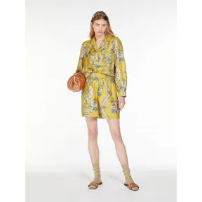 麦丝玛拉/Max Mara [Oncha]纯丝斜纹衬衫 5116084106006