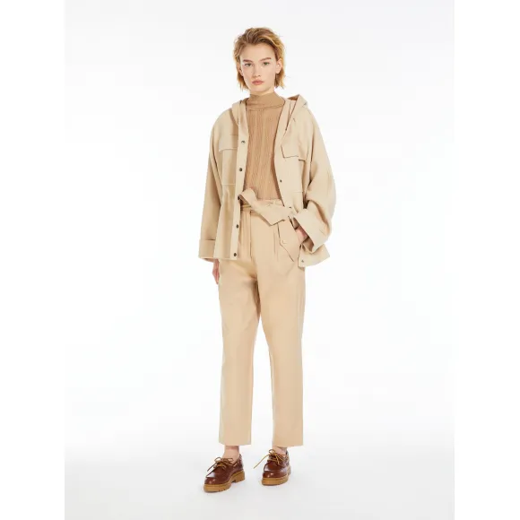 麦丝玛拉/Max Mara [Occhio] 棉质胡萝卜裤 5131014106026
