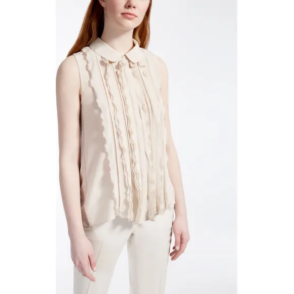 麦丝玛拉/Max Mara sand 上衣 5956017906007