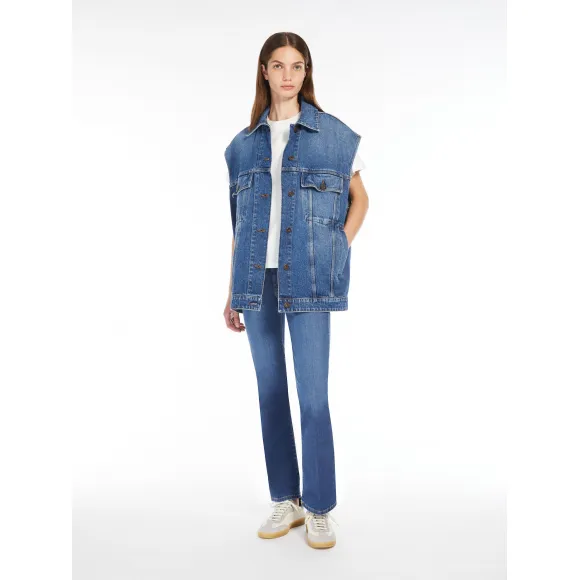 麦丝玛拉/Max Mara [Venaco] 棉质平纹针织T恤 5976024106001