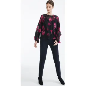 麦丝玛拉/Max Mara 海军蓝 长裤 6136059906004