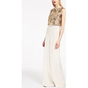 麦丝玛拉/Max Mara 米色金色 连体裤 8246036606001