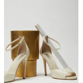 麦丝玛拉/Max Mara 象牙灰 高跟鞋 8526037206005