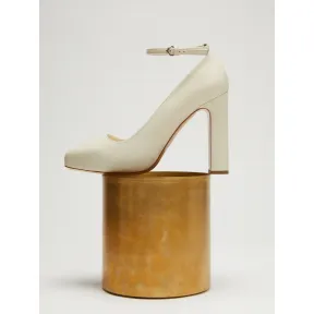 麦丝玛拉/Max Mara 象牙灰 高跟鞋 8526057206005