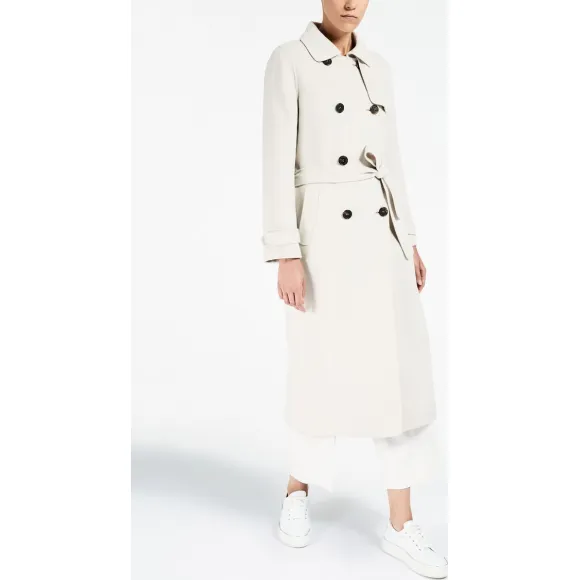 麦丝玛拉/Max Mara 象牙灰 风衣 9011017106002